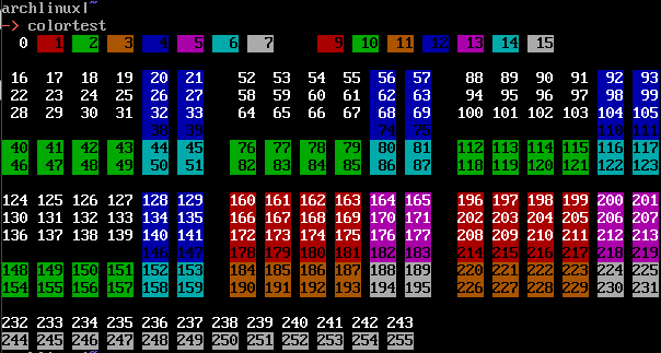 TTY converting down to 8 colors